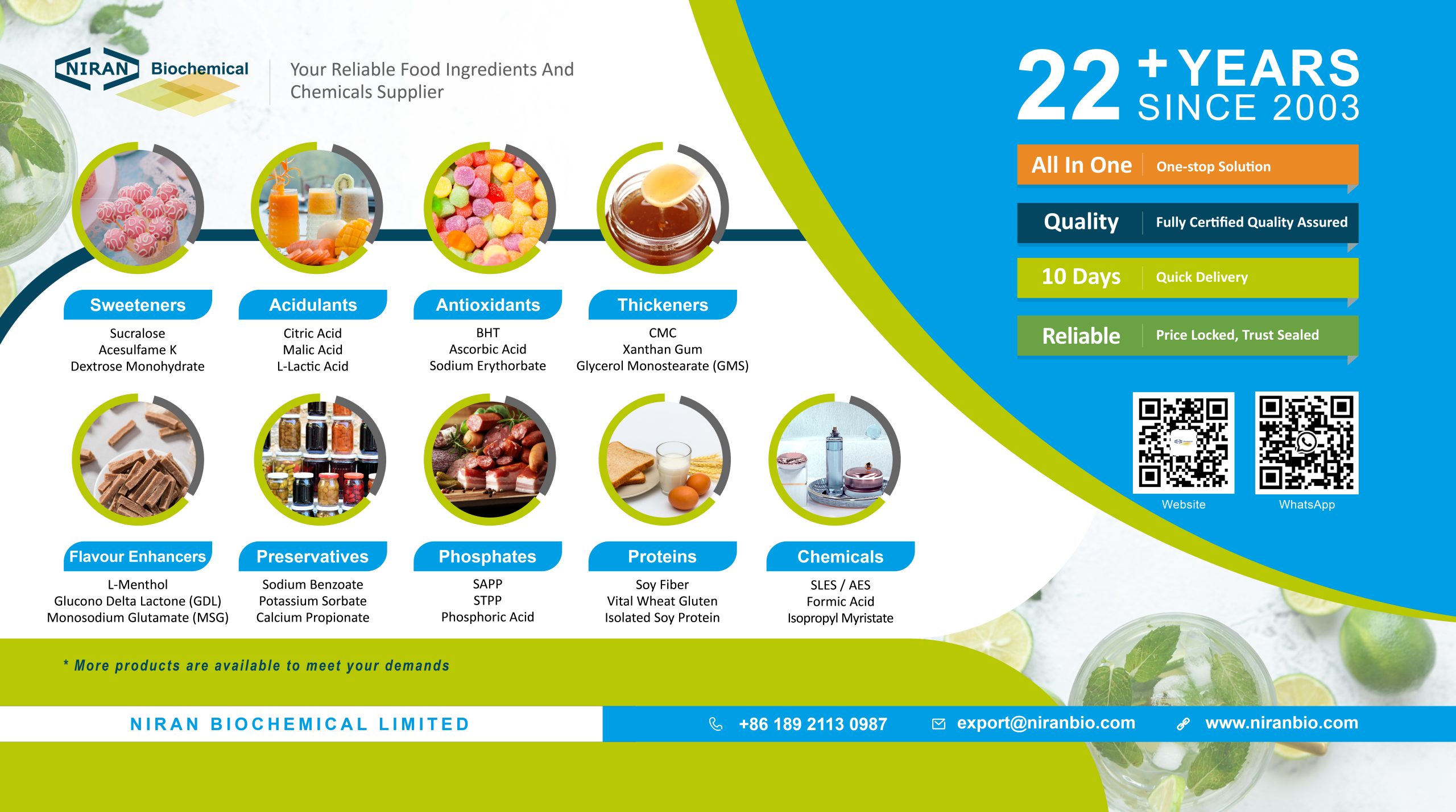 Niran Biochemical at Gulfood Manufacturing 2025