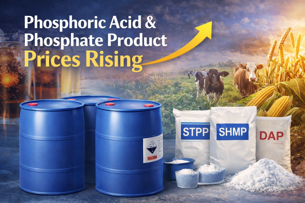 Phosphoric acid and phosphate product prices are growing. Stay informed on market trends.